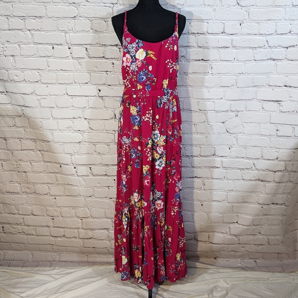 TORRID ⭐️ Pink Floral Maxi Dress